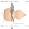 Masturbador soft skin teta y ano